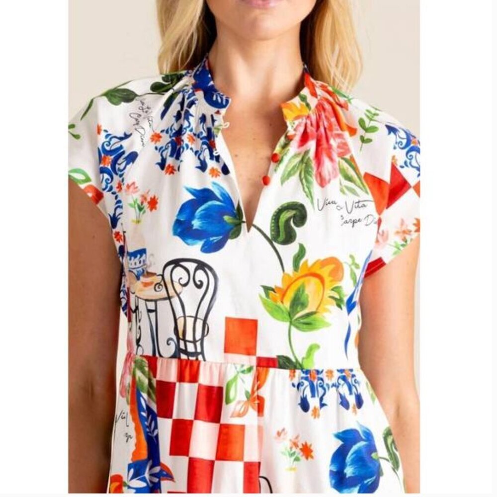 ALDEN ADAIR Pippa Dress in amalfi - Picture 3 of 12